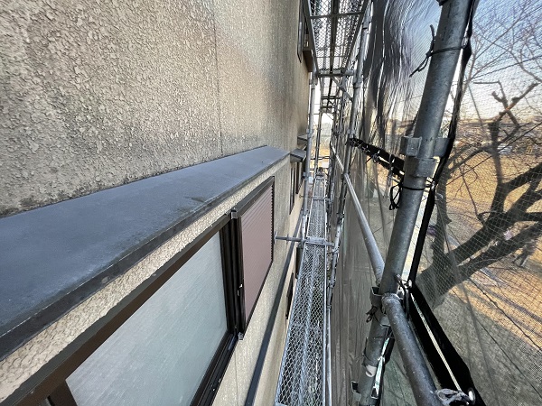 大阪府東大阪市　屋根塗装・外壁塗装　足場設置　飛散防止ネット (10)
